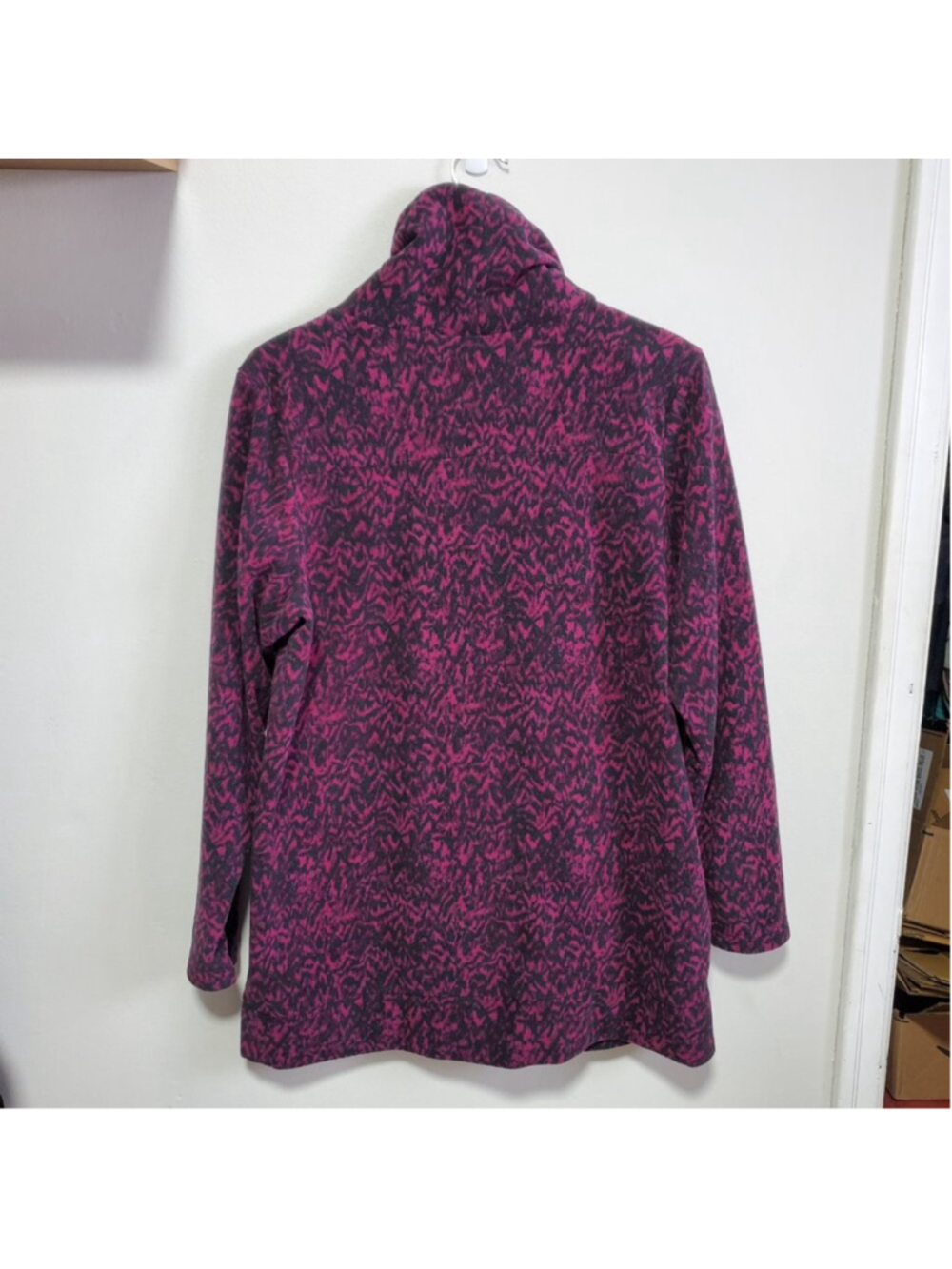 COLUMBIA Ali Peak Performance Fleece Tunic Sweater XL High Neck Longline - Picture 9 of 14